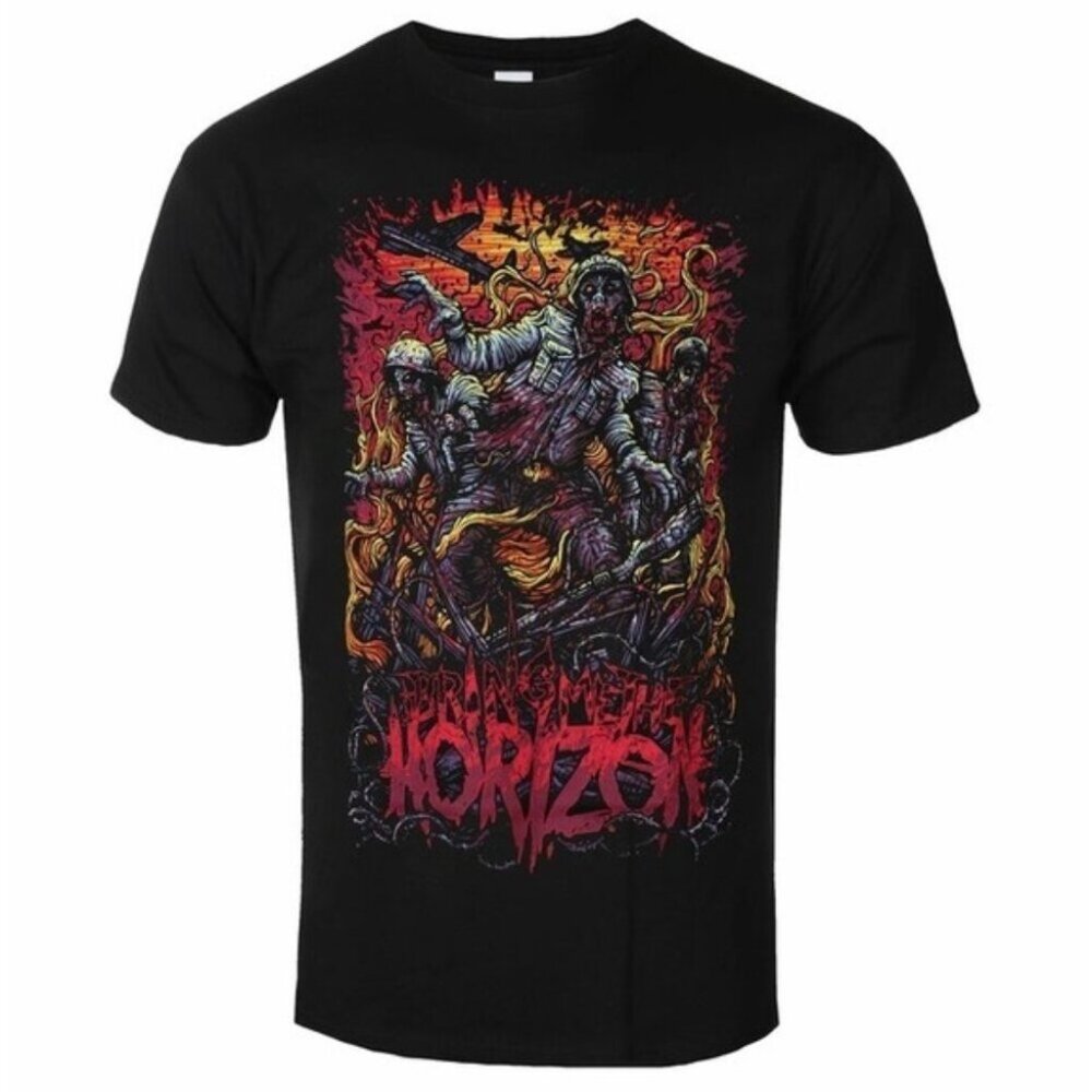 Bring Me The Horizon Zombie Army Tee Rock Off Metal Fan Graphic T-Shirt